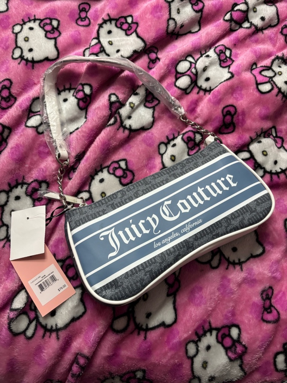 Juicy Couture fashionista shoulder bag in denim
